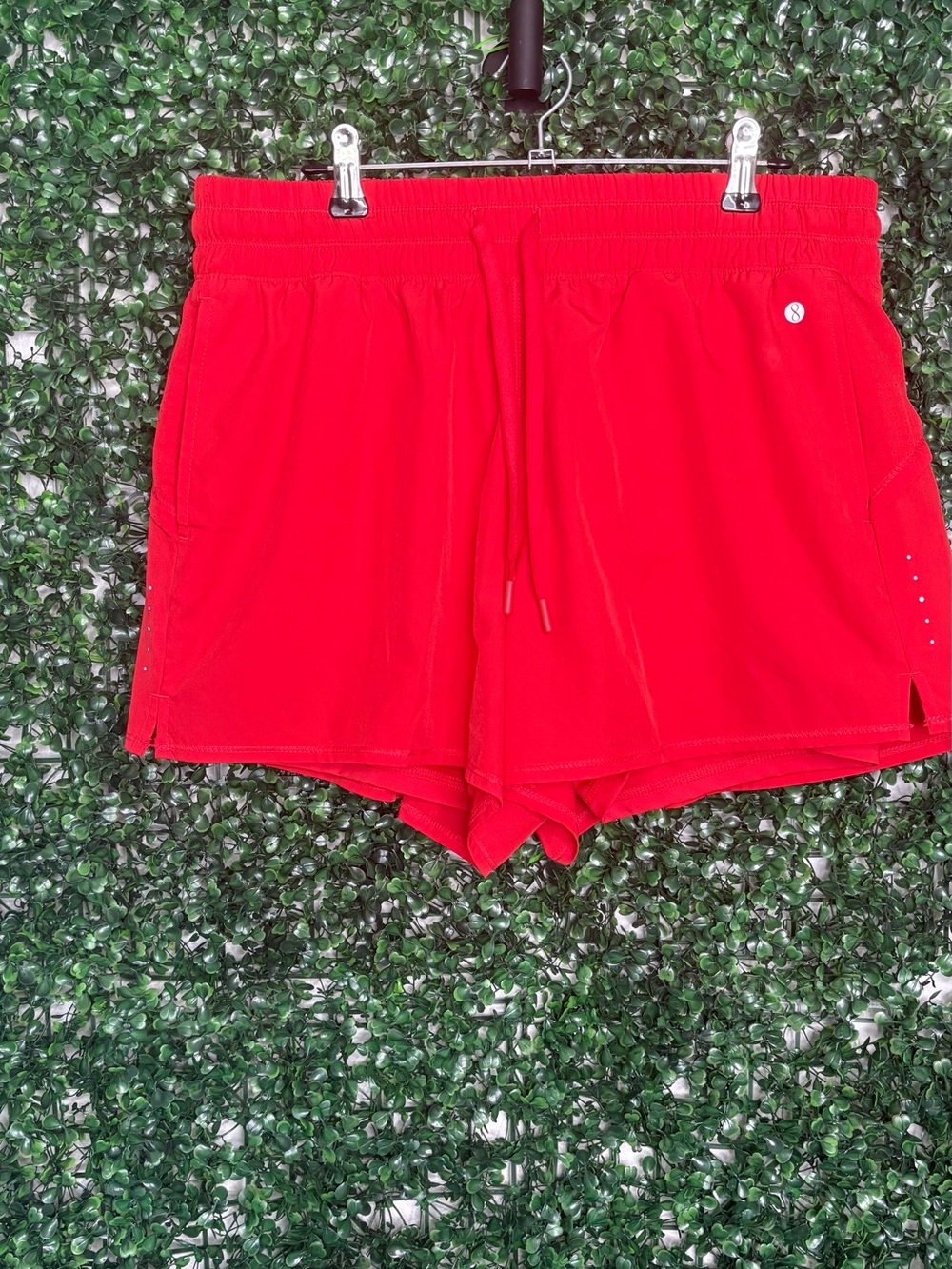 Layer 8 Red Athletic Drawstring Shorts